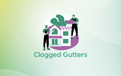 Prevent clogged gutters