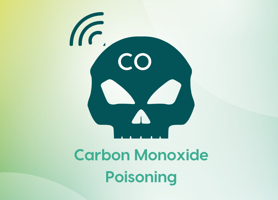 How to identify carbon monoxide poisoning?